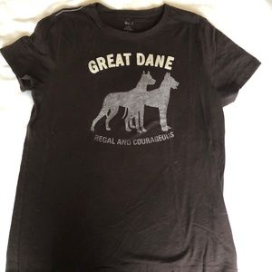J Crew women’s large Great Dane shirt